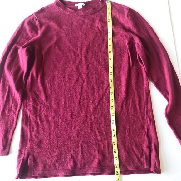 J. JILL Olivia Pullover Red Knit Sweater Top Womens XS - Picture 7 of 9